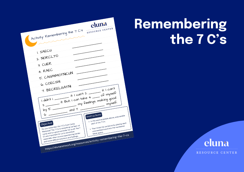 Activity: Remembering the 7 C’s - Eluna