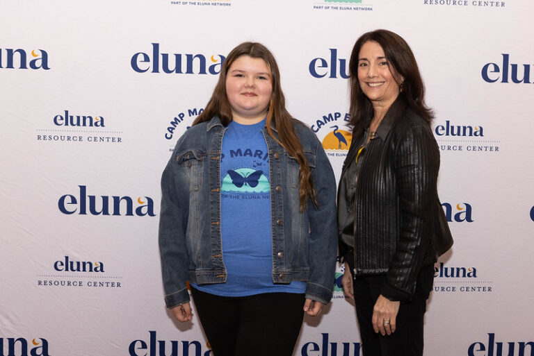 Camper Aubrey and Eluna Staff member Tami