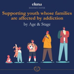 Supporting youth whose families are affected by addiction: by age & stage guide image