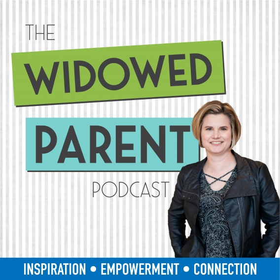 the widowed parent podcast cover image