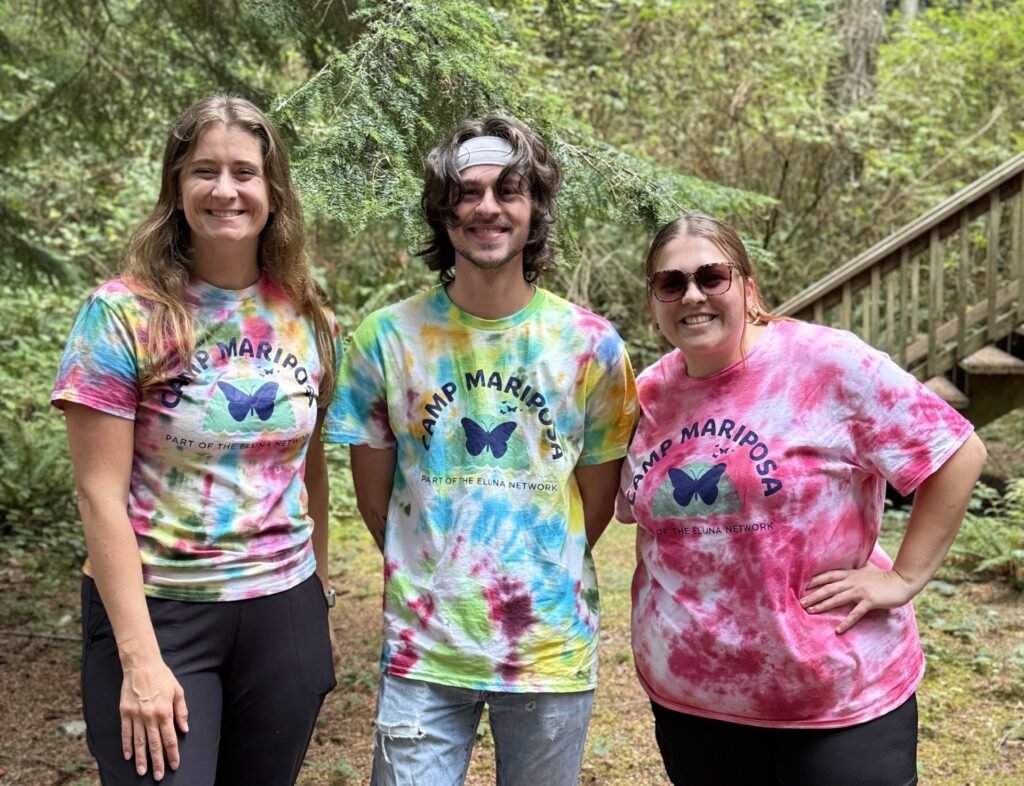 camp mariposa mentors at addiction prevention camp